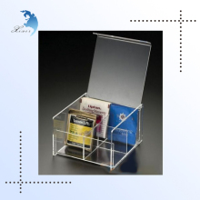 First class decor custom design table acrylic tea box