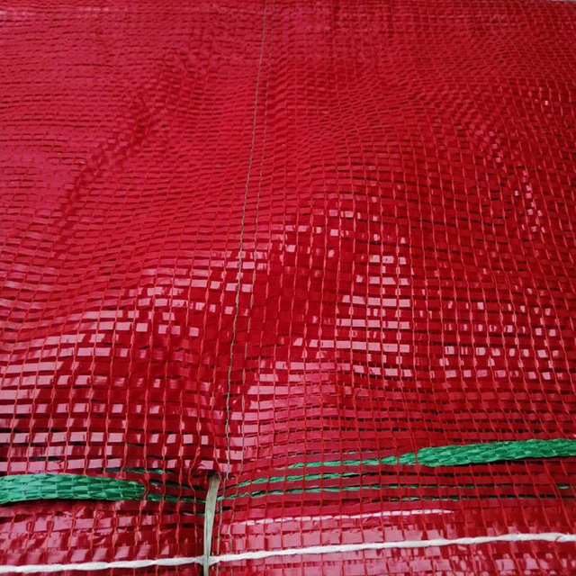 Durable Tubular PP Polypropylene Vegetable Mesh Bag for Firewood