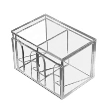 2-Compartment Acrylic Blackjack Discard Box