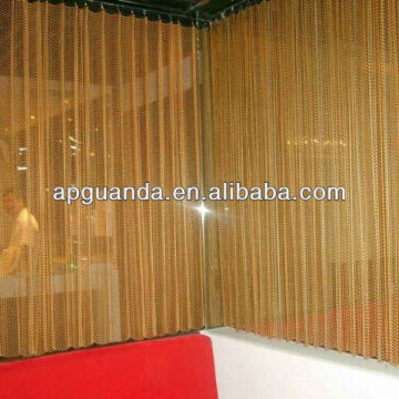 chain link curtain mesh, aluminum curtain mesh ,aluminum alloy metal curtain mesh