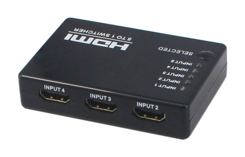 hdmi switch v1.3 5-poorts 5x1 met IR-ondersteuning 3D 1080P