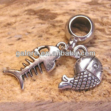 fish charms clip on charms raven charms