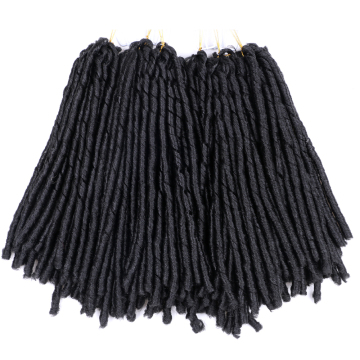 Hot sell soft dread hair piece soft dreads blond soft dread braids