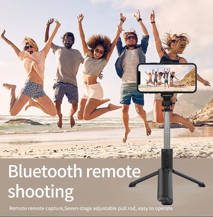 Wireless Remote Button Mobile Tripods Stand Stick Selfie Bluetooth