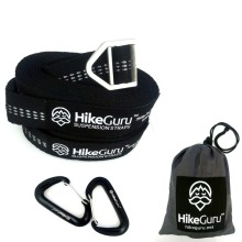 Outdoor Tree Straps Suspension System Kit with 2 Carabiners