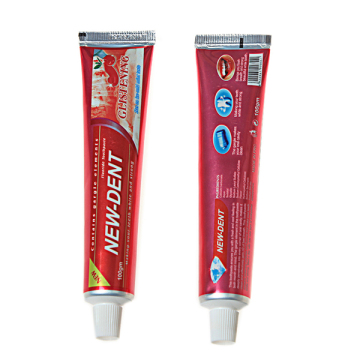 personalized tube private logo toothpaste