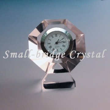 crystal clock, fashion crystal clock, desk clock