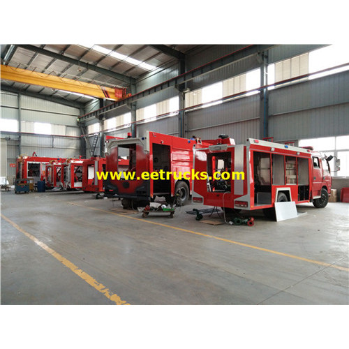 Euro4 Dongfeng 5000L Fire Fighting Trucks