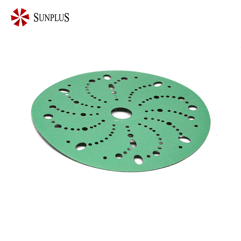 Green Film Sanding Discs 150mm Straight Hole