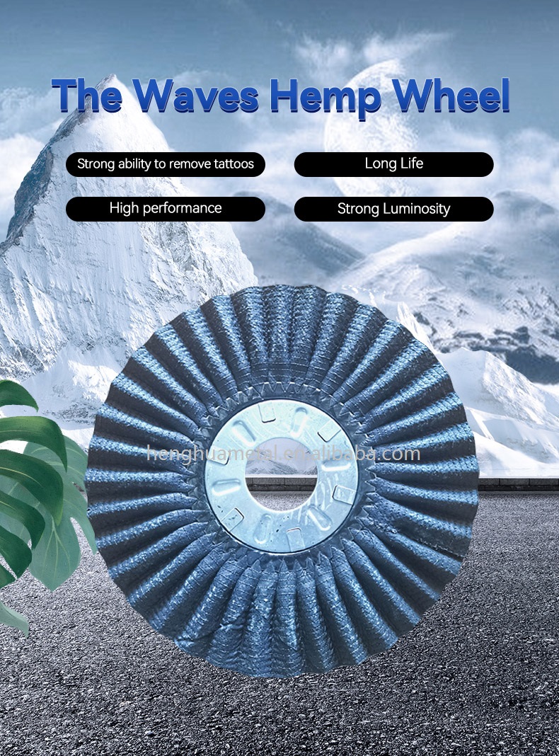 The Waves Hemp Wheel Rough polishing hemp wheel