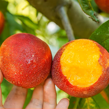 fresh season fruit Yellow nectarine