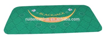 90cm*180cm Blackjack Rubber Poker Table Felt