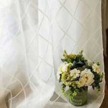 Daimond Design Voile Sheer Curtain