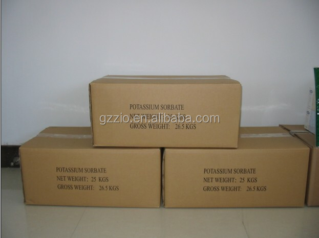 Produtos quentes aditivo alimentar sorbato de potássio em pó