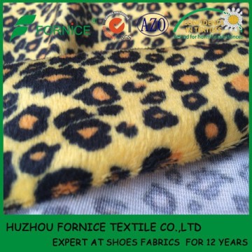 China manufacturer DTY super soft screen printed velboa fabric