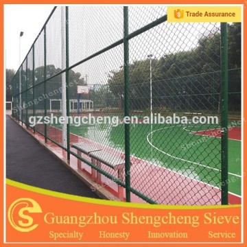 PVC coated sports fence net Stadium chain link fence