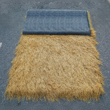 Yellow Thatched Artificial Plant Carpet