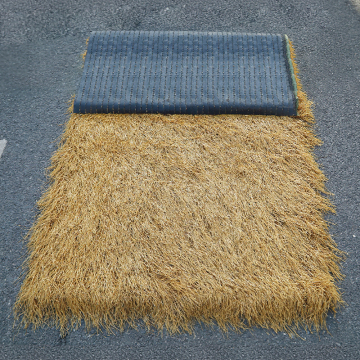 Yellow Thatched Artificial Plant Carpet