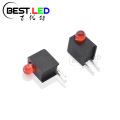 Indicator placă de circuite cu LED difuz de 3 mm roșu