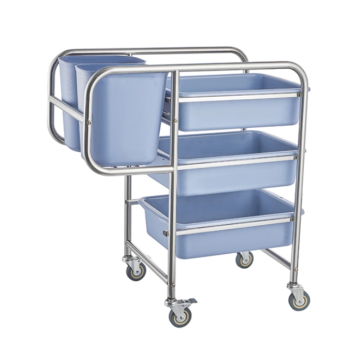 Multi-purpose Three-tier Trolley for Hotels