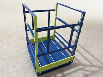 Pillar Folding Metal Stacking Rack