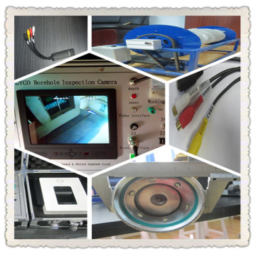 inspection drill hole and borehole camera