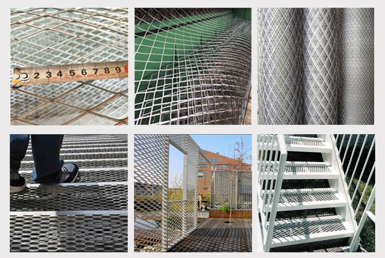 Heavy duty expanded metal mesh fence machine