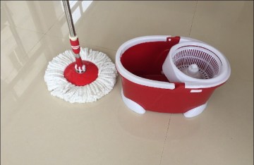 Double devices hand press 36o smart mop