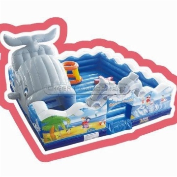 Ocean World Themed Inflatable Fun City Amusement Equipment