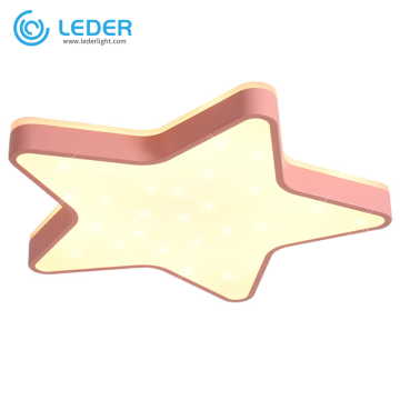 Dekoracyjne lampy sufitowe LEDER w kształcie gwiazdy