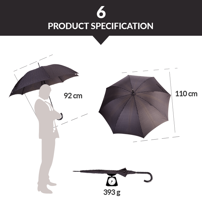 elegante herenparaplu elegant mens umbrella