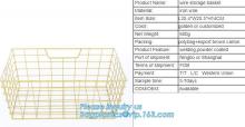 wire basket freezer basket vegatable basket, wire waste basket, cooking wire mesh basket