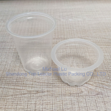 Transparent recyclable pp based material ice cream cup