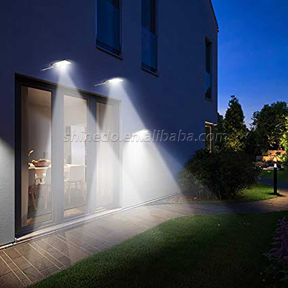 36Led Solar Light with PIR Motion Sensor Outdoor Wall Lamps