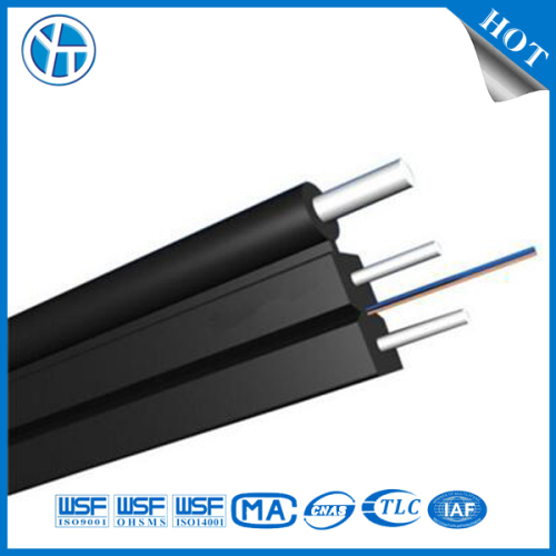 Indoor&Outdoor Self-supporting Optical Fiber Drop Flat LSZH Fiber Cable