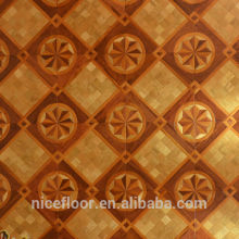 Layered solid wood parquet flooring N35PEAR FLOWER PARQUET FLOOR OAK