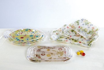 whole sell PS plastic fruit tray set,nut tray set