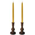100% Pure Beeswax Dinner Candles