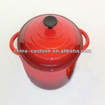 red enamel cast iron casseroles