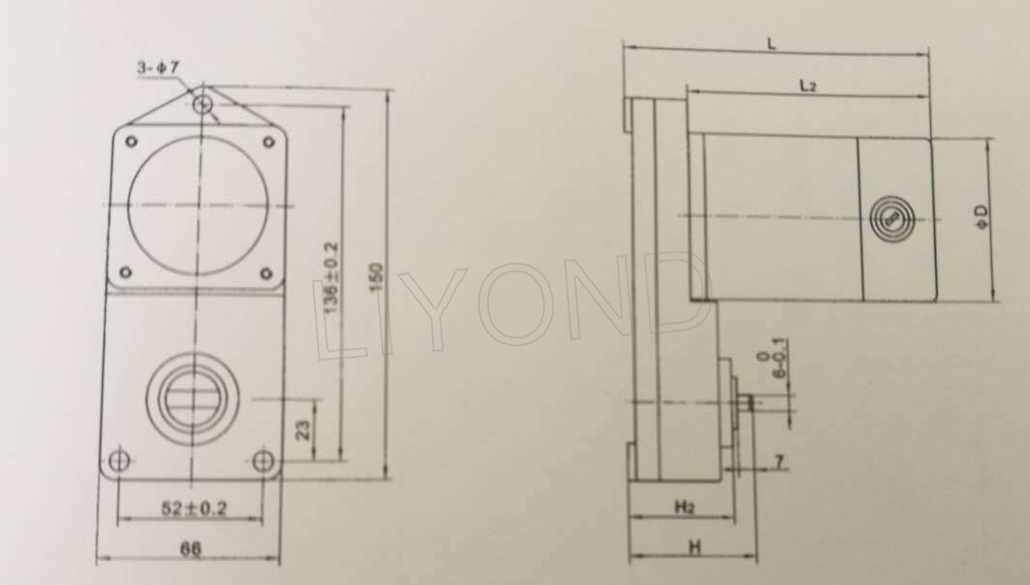 VCB circuit breaker chassis truck use electric electromagnetic motors 24v 48v 110v 220v DC Motor