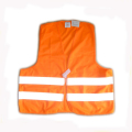 Orange Roadway Security Vest met twee reflecterende strepen