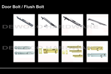 door bolt and flush bolt