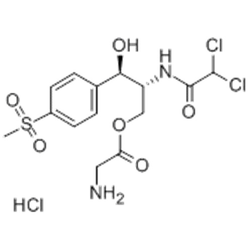Chlorhydrate de thiamphénicol glycinate CAS 2611-61-2