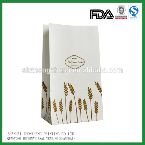 snack food packaging paper bags with window food grade packaging