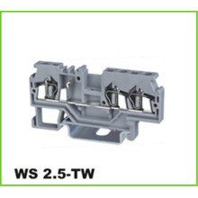 3 الطريق تغذية من خلال الربيع محطة كتلة 2.5mm2