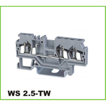 3 Way Feed-Through Spring Terminal Blok 2.5mm2