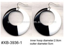 50mm tone colour resin stick earring,lucite drop earring,dangle beaded earring,resin jewelry,lucite earring,bakelite jewelry