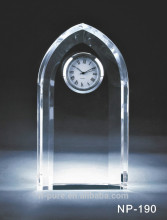 crystal desk craft clock