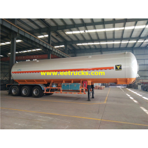 56000 Liters Tri-axle LPG Tanker Trailers