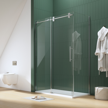 Barn Door Shower Enclosure Frameless Sliding Door